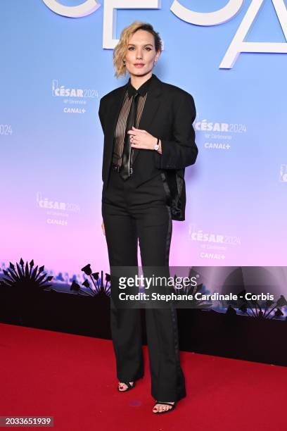 Ana Girardot arrives at the 49th Cesar Film Awards at L'Olympia on February 23, 2024 in Paris, France.