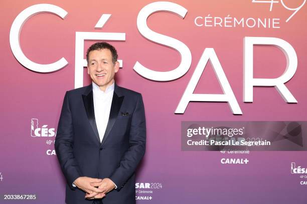 Danny Boon poses in the winners room during the 49th Cesar Film Awards at L'Olympia on February 23, 2024 in Paris, France.