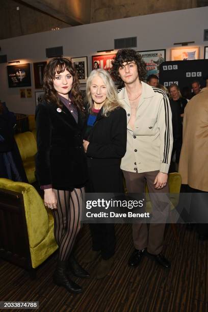 Freya Parks, Geraldine James and Ben Rose attend the London screening and Q&A for new BBC One drama "This Town" at the BFI Southbank on February 26,...