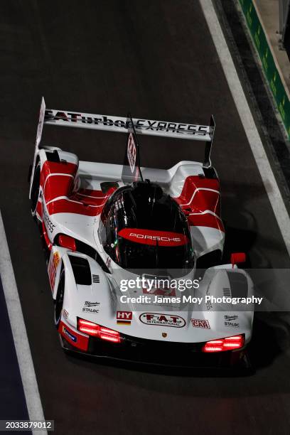 The Proton Competition Porsche 963 of Gianmaria Bruni, Harry Tincknell, and Julien Andlauer in action at the Official World Endurance Championship...