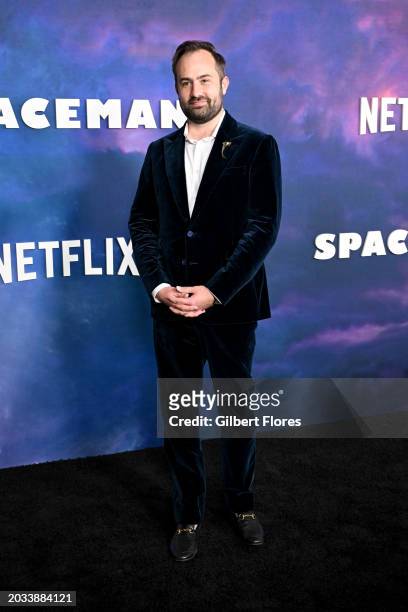 Colby Day at the premiere of "Spaceman" held at The Egyptian Theatre Hollywood on February 26, 2024 in Los Angeles, California.