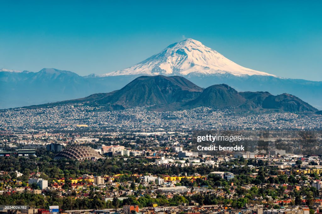 Vulkan Popocatepetl Mexiko-Stadt
