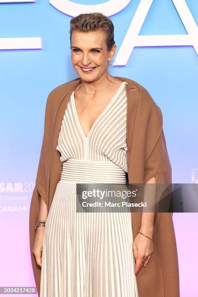 Melita Toscan du Plantier arrives at the 49th Cesar Film Awards at L'Olympia on February 23, 2024 in Paris, France.