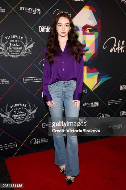 Ruby Jay attends the opening night screening of "In Fidelity" during the 2024 DaVinci International Film Festival at AMC The Grove 14 on February 23,...
