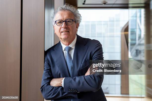 Pierre Gramegna, managing director of European Stability Mechanism , ahead of a Bloomberg Television interview in London, UK, on Tuesday, Feb. 27,...