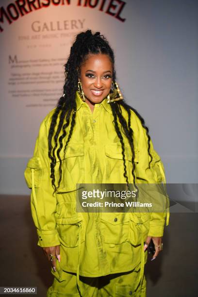 Rapsody attends A Celebration Of The Producer Hosted By Hit-Boy at Hip Hop Til Infinity on February 2, 2024 in Los Angeles, California.