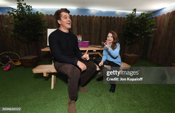 Director Jeff Wadlow and Pyper Braun attend Chauncey's Imaginary Playhouse Preview Night on February 23, 2024 in Los Angeles, California.