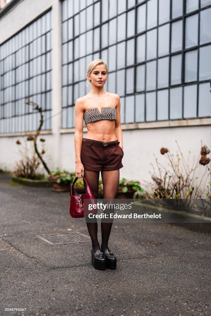 Street Style - Day 4 - Milan Fashion Week - Womenswear Fall/Winter 2024-2025