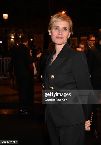 Judith Godrèche attends the 49th Cesar Film Awards Dinner at Le Fouquet's on February 23, 2024 in Paris, France.