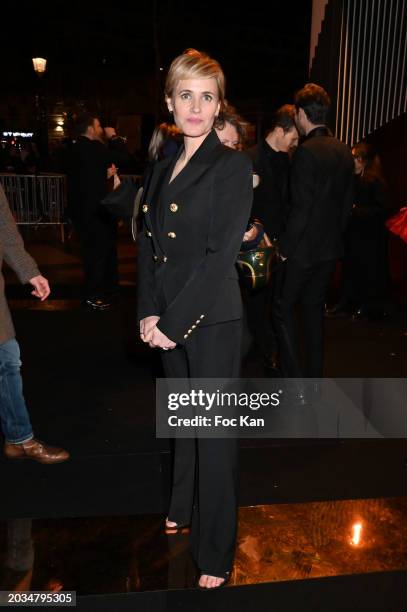 Judith Godrèche attends the 49th Cesar Film Awards Dinner at Le Fouquet's on February 23, 2024 in Paris, France.