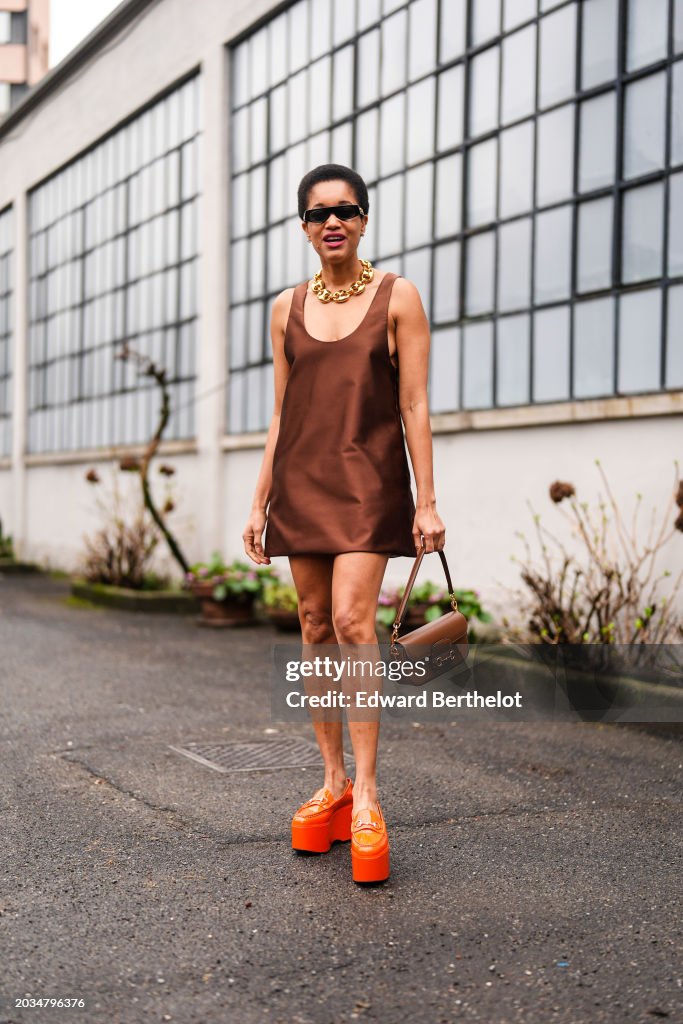 Street Style - Day 4 - Milan Fashion Week - Womenswear Fall/Winter 2024-2025