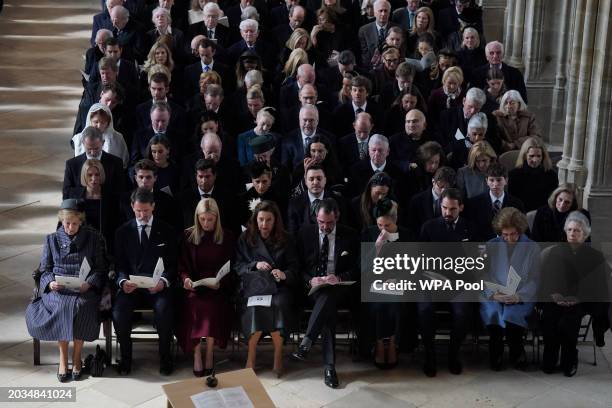 Queen Anne-Marie of the Hellenes, Crown Prince Pavlos of Greece, Crown Princess Marie-Chantal of Greece, Princess Alexia of Greece, Prince Nikolaos...