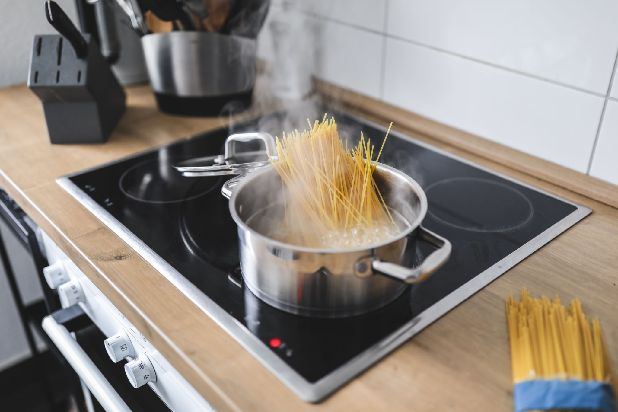 cooking pasta