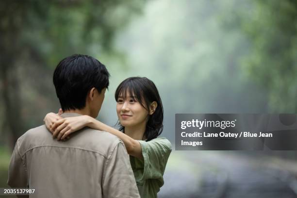 Hugging View From Behind 1,679 Happy Wife Hugging Her Husband From Behind Stock Photos, High-Res ...