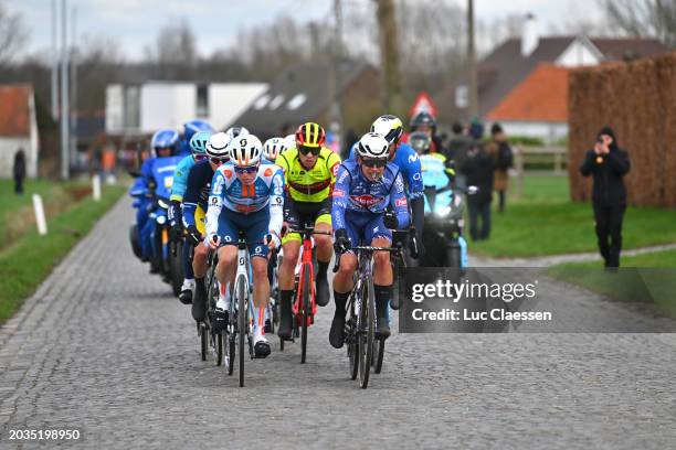 Frank Van Den Broek of The Netherlands and Team DSM-Firmenich PostNl and Lars Boven of The Netherlands and Team Alpecin-Deceuninck compete in the...