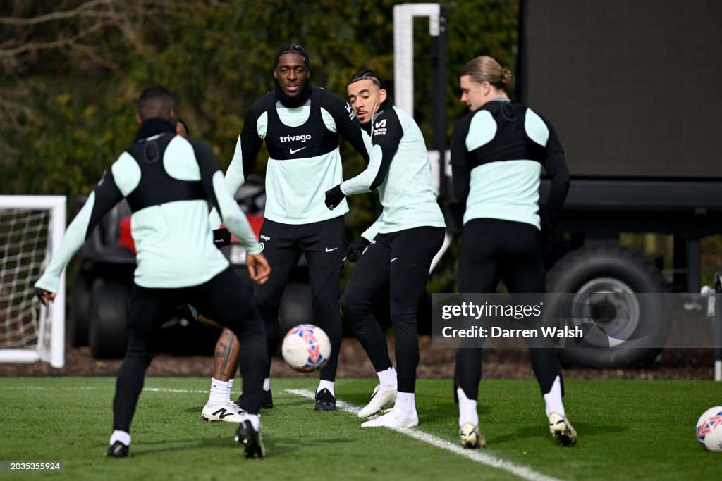 Chelsea Training Session And Press Conference