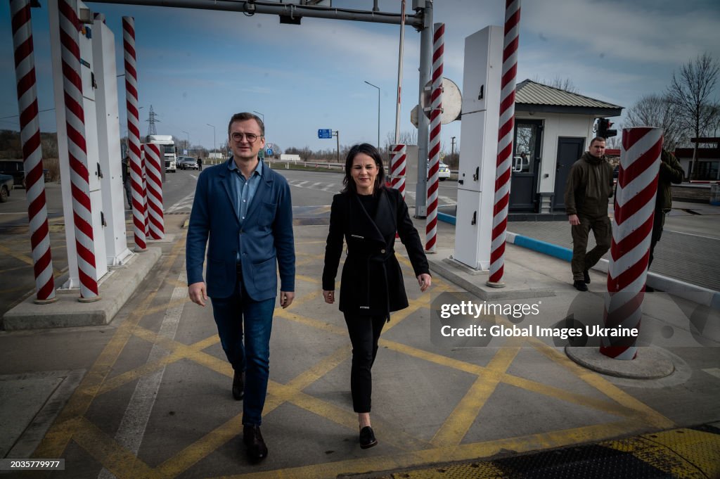 German Foreign Minister Annalena Baerbock Visit Ukraine