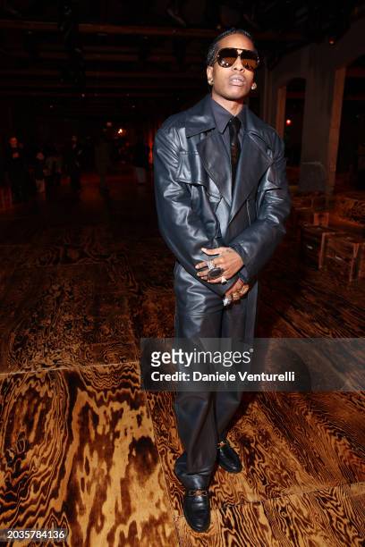 Rocky attends the Bottega Veneta fashion show during the Milan Fashion Week Womenswear Fall/Winter 2024-2025 on February 24, 2024 in Milan, Italy.