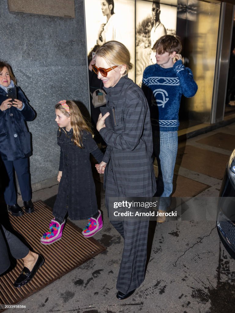 Celebrity Sightings - Day 5 - Milan Fashion Week - Womenswear Fall/Winter 2024-2025