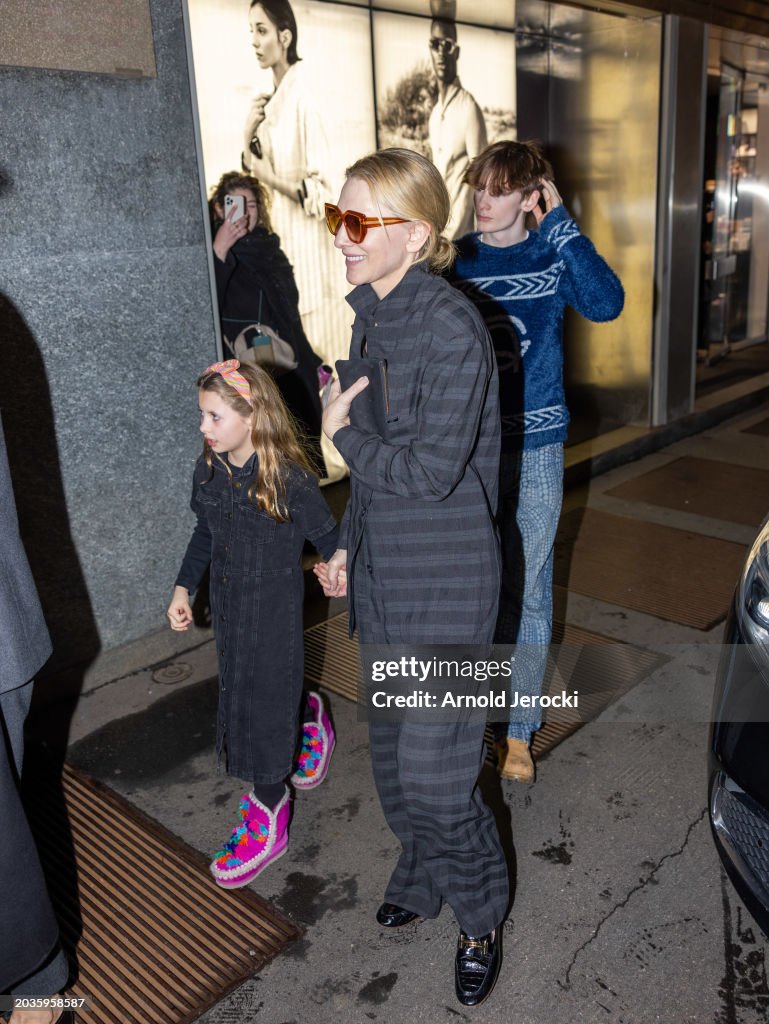 Celebrity Sightings - Day 5 - Milan Fashion Week - Womenswear Fall/Winter 2024-2025