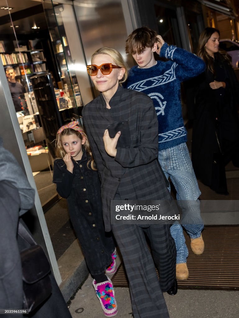 Celebrity Sightings - Day 5 - Milan Fashion Week - Womenswear Fall/Winter 2024-2025