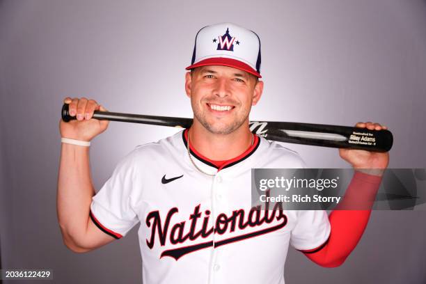 Nationals Riley Adams Riley Adams of the Washington Nationals poses for a portrait during ...