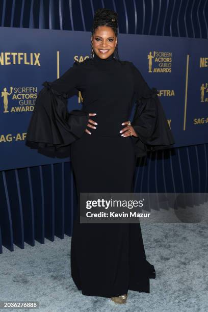 Audra McDonald attends the 30th Annual Screen Actors Guild Awards at Shrine Auditorium and Expo Hall on February 24, 2024 in Los Angeles, California.