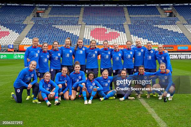 Lynn Wilms of Holland Women, Marisa Olislagers of Holland Women, Caitlin Dijkstra of Holland Women, Lize Kop of Holland Women, Romee Leuchter of...