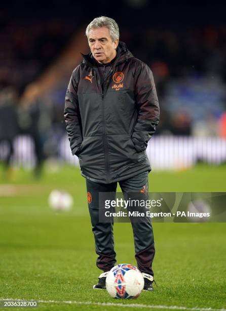 Manchester City coach Juanma Lillo ahead of the Emirates FA Cup fifth round match at Kenilworth Road, Luton. Picture date: Tuesday February 27, 2024.