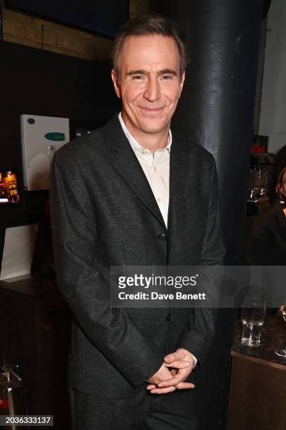 Jack Davenport attends the press night after party for "The Human Body" at The Donmar Warehouse on February 27, 2024 in London, England.