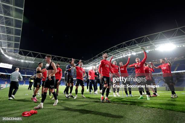 Dominik Greif of Real Mallorca, Jaume Costa of Real Mallorca, Jose Manuel Arias Copete of Real Mallorca, Antonio Raillo of Real Mallorca, Martin...