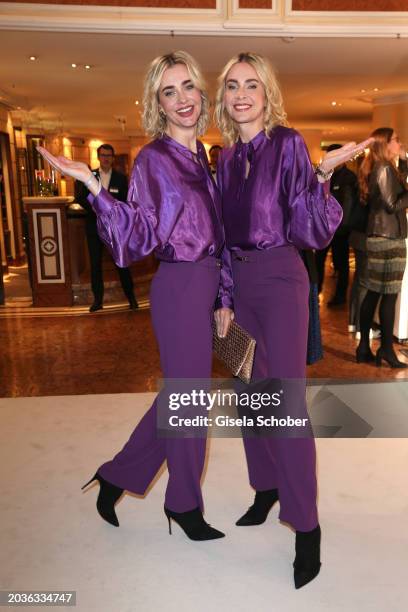 Nina Meise, Julia Meise during the Best Brands award at Hotel Bayerischer Hof on February 27, 2024 in Munich, Germany.