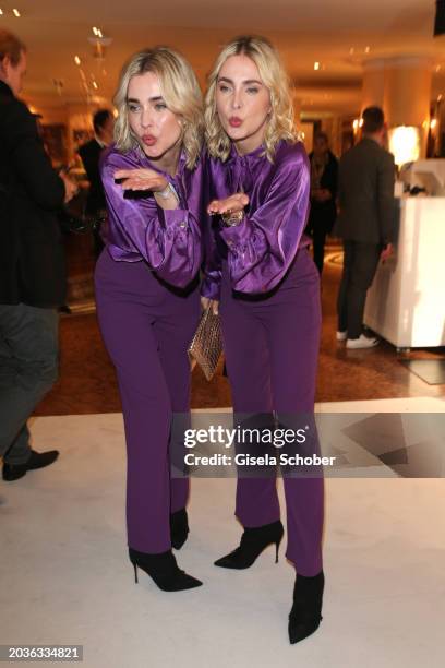 Nina Meise, Julia Meise during the Best Brands award at Hotel Bayerischer Hof on February 27, 2024 in Munich, Germany.