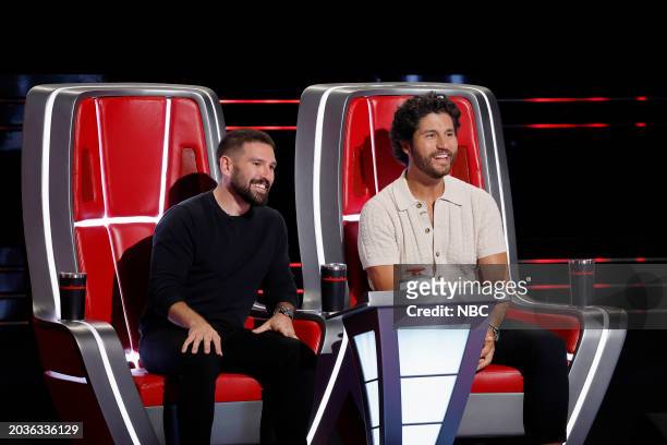 The Blind Auditions Premiere" Episode 2501 -- Pictured: Dan + Shay --