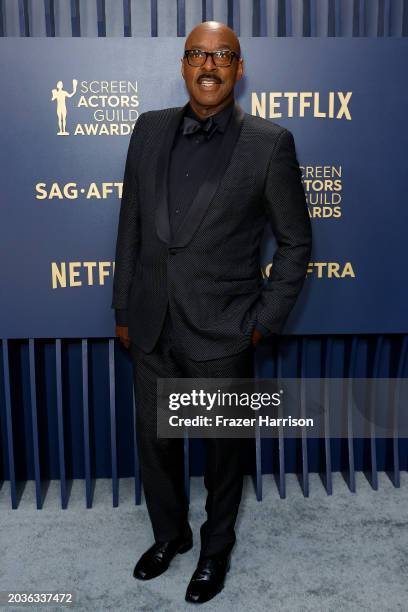 Courtney B. Vance, President and Chairman of the Board of the SAG-AFTRA Foundation, attends the 30th Annual Screen Actors Guild Awards at Shrine...