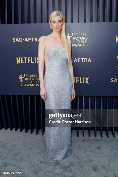 Elizabeth Debicki attends the 30th Annual Screen Actors Guild Awards at Shrine Auditorium and Expo Hall on February 24, 2024 in Los Angeles,...