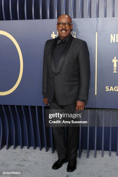 Courtney B. Vance, President and Chairman of the Board of the SAG-AFTRA Foundation, attends the 30th Annual Screen Actors Guild Awards at Shrine...