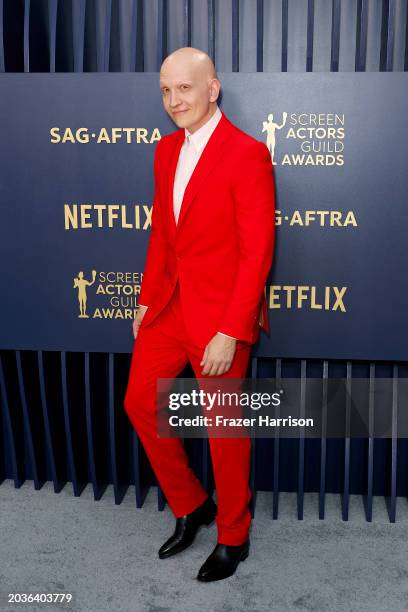 Anthony Carrigan attends the 30th Annual Screen Actors Guild Awards at Shrine Auditorium and Expo Hall on February 24, 2024 in Los Angeles,...