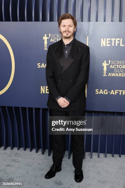 Michael Cera attends the 30th Annual Screen Actors Guild Awards at Shrine Auditorium and Expo Hall on February 24, 2024 in Los Angeles, California.