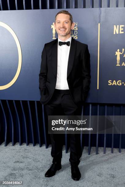 Elijah Wood attends the 30th Annual Screen Actors Guild Awards at Shrine Auditorium and Expo Hall on February 24, 2024 in Los Angeles, California.