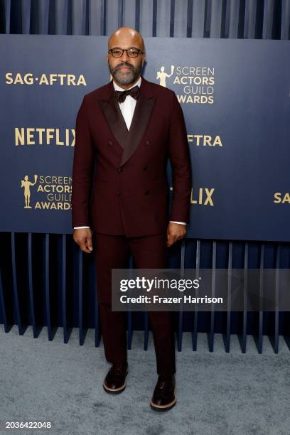 Jeffrey Wright attends the 30th Annual Screen Actors Guild Awards at Shrine Auditorium and Expo Hall on February 24, 2024 in Los Angeles, California.