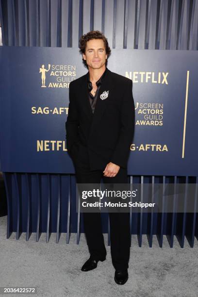 Matt Bomer attends the 30th Annual Screen Actors Guild Awards at Shrine Auditorium and Expo Hall on February 24, 2024 in Los Angeles, California.