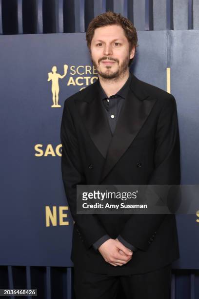 Michael Cera attends the 30th Annual Screen Actors Guild Awards at Shrine Auditorium and Expo Hall on February 24, 2024 in Los Angeles, California.