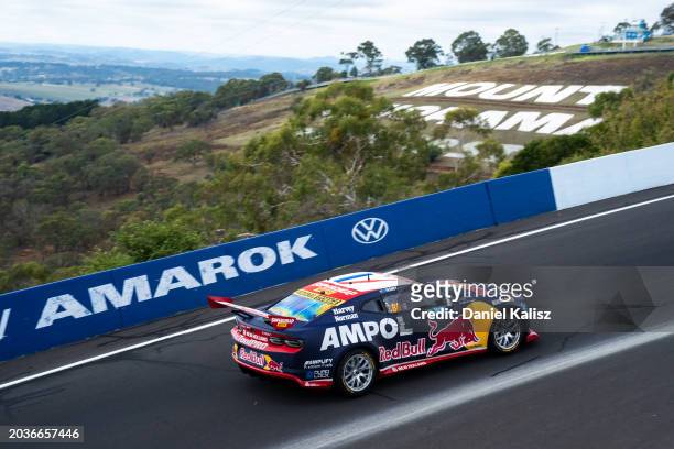 Broc Feeney driver of the Red Bull Ampol Racing Chevrolet Camaro ZL1 during qualifying for the Bathurst 500, part of the 2024 Supercars Championship...