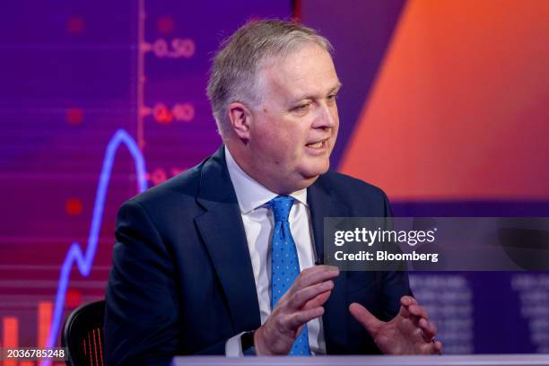 Euan Munro, chief executive officer of Newton Investment Management Ltd., during a Bloomberg Television interview in London, UK, on Wednesday, Feb....