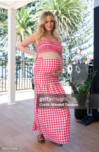 Simone Holtznagel attends Genesis Island during SailGP Sydney on February 25, 2024 in Sydney, Australia.