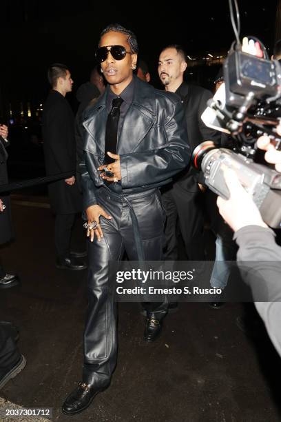 Rocky attends the Bottega Veneta Winter 24 Show on February 24, 2024 in Milan, Italy.