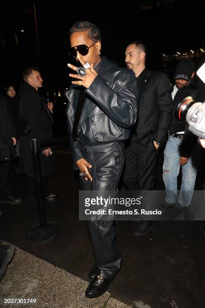 Rocky attends the Bottega Veneta Winter 24 Show on February 24, 2024 in Milan, Italy.