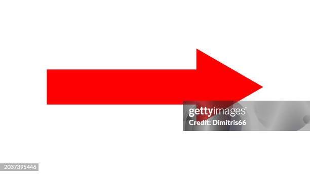 arrow icon - red arrow stock-grafiken, -clipart, -cartoons und -symbole