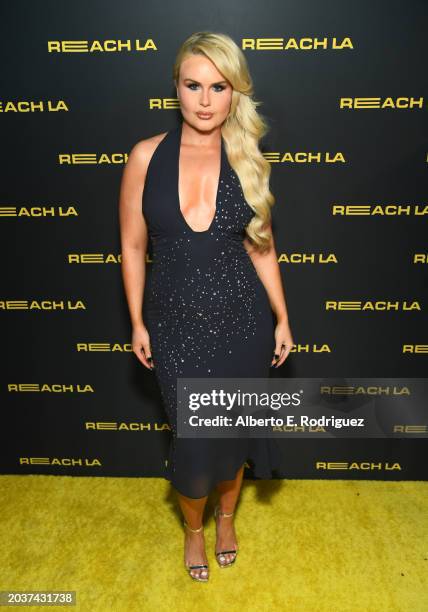 Ashlee Keating attends the REACH LA 2nd Annual Gala at Vibiana on February 24, 2024 in Los Angeles, California.